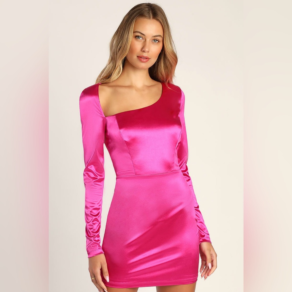 NWT lulus hot pink dress! 💕💕
